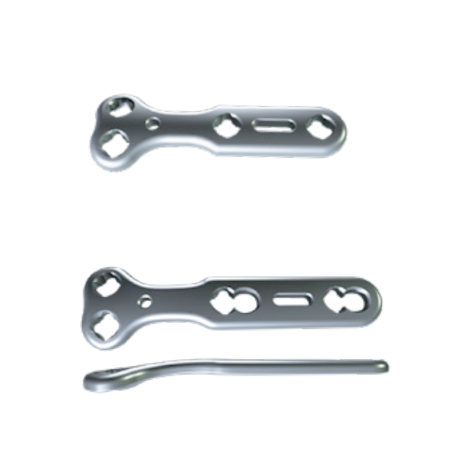 CE Marked Ankle Plate Implant China Manufactured for Calcaneal and Distal Tibia Fracture Interventional Fixation