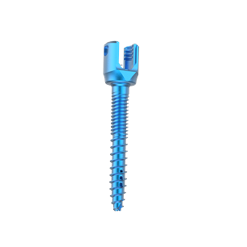 China Manufacture Titanium Orthopedic Surgical Implants 5.5mm System Monoaxial Pedicle Screw for Spine Fixation Surgery Fule