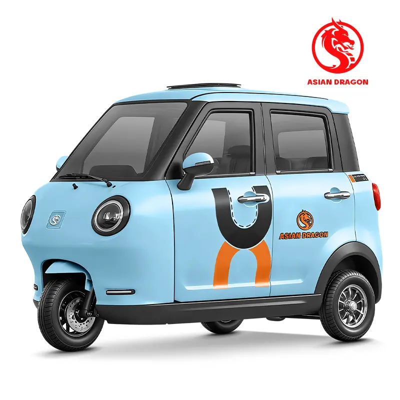 China ASIAN DRAGON White Minimalist Passenger E-Trike Manufacturers, Supplier