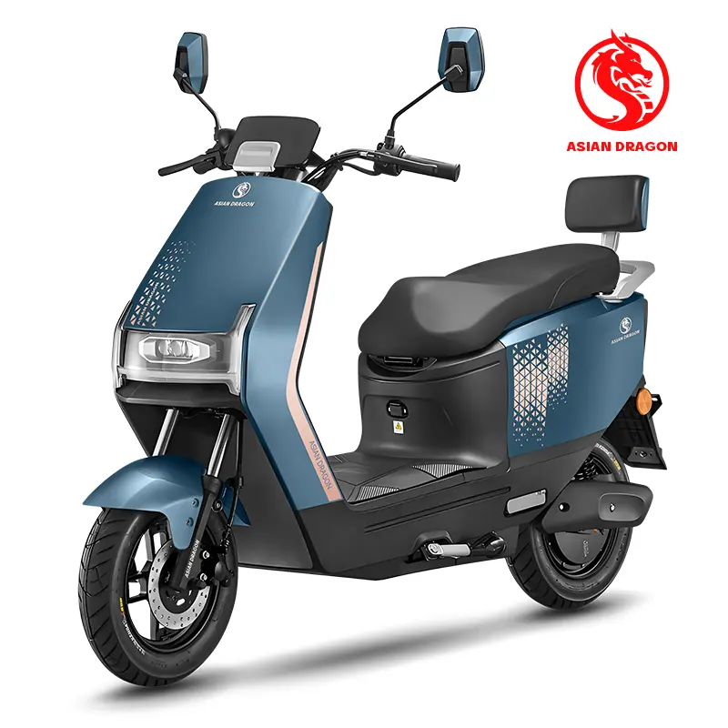 China Suppliers Factory: ASIAN DRAGON Gray-Orange Electric Motorcycle for Sleek Urban Commuting
