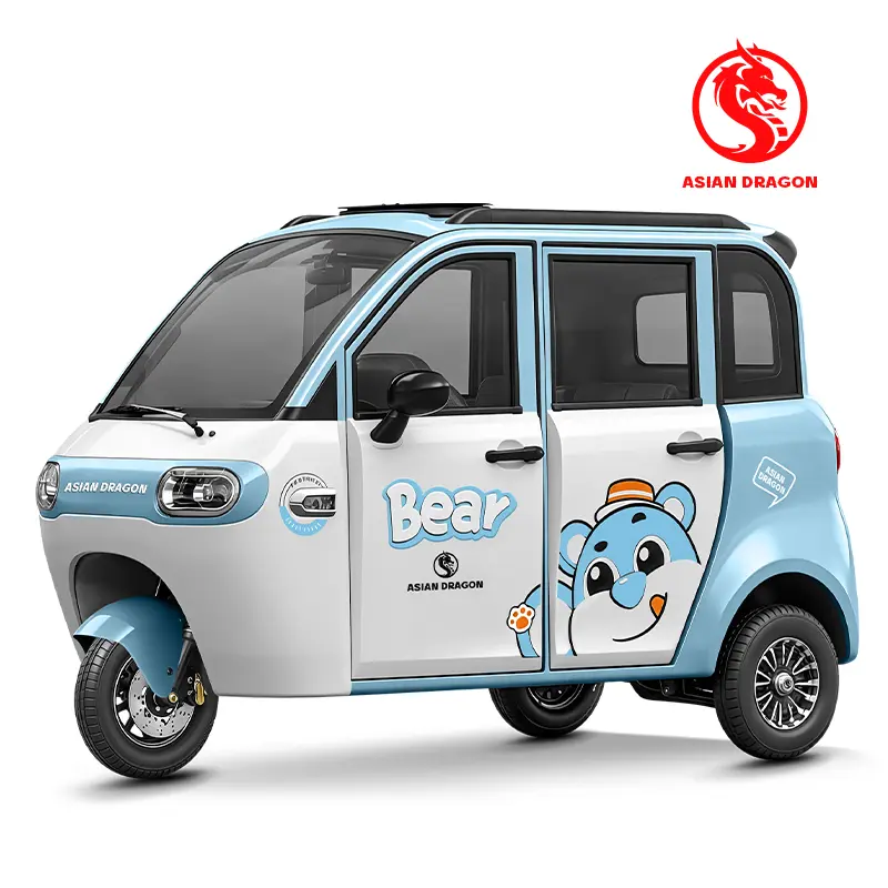 Wholesale ASIAN DRAGON Pink-White Bear Cartoon E-Trike Suppliers, Factory