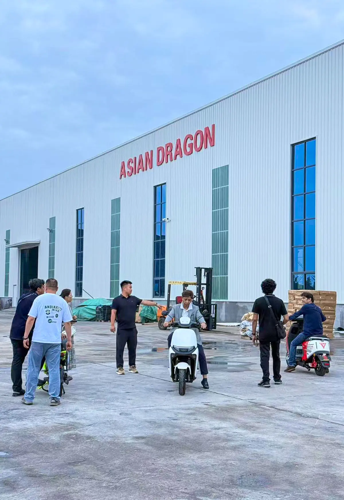 Fulong EV electric tricycle for group and cargo transport