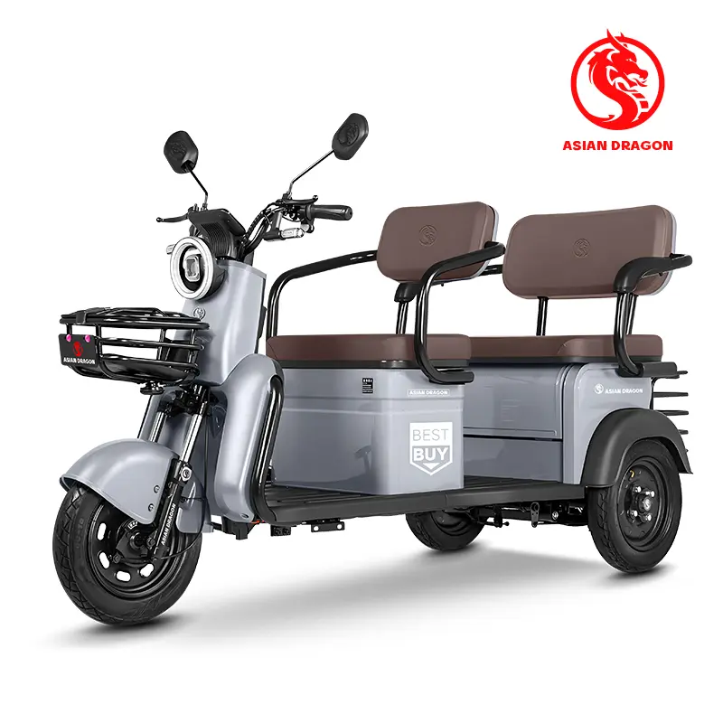 China ASIAN DRAGON Mint-Green Electric Tricycle: Family Commuter Manufacturer, Factories