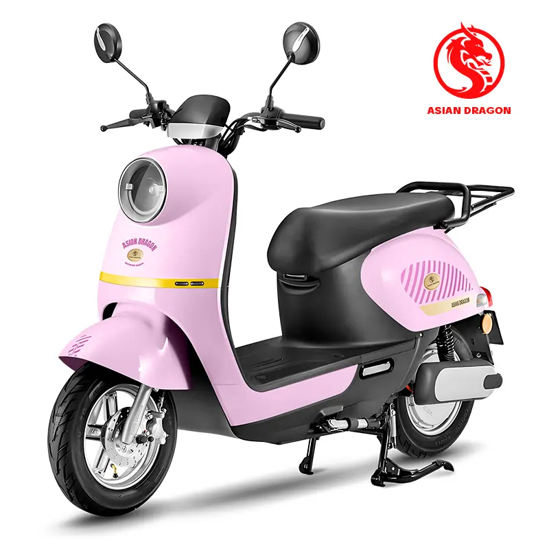 Wholesale ASIAN DRAGON Retro White-Green Electric Motorcycle: Classic Urban Rider Manufacturers, Manufacturer