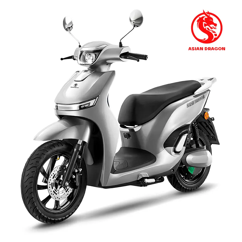 Wholesale ASIAN DRAGON Silver Electric Motorcycle: Sleek Daily Commuter Manufacturer, Factory