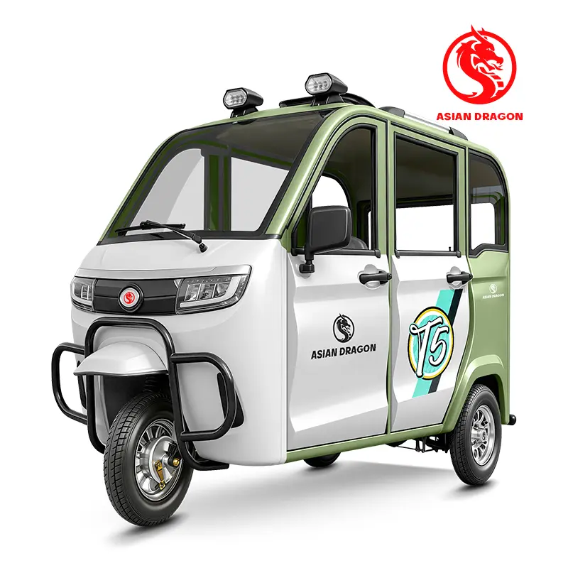 Wholesale ASIAN DRAGON Blue-White Passenger E-Trike Cab Manufacturers, Factories