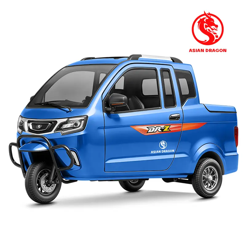 China ASIAN DRAGON Gray-Black Open Cargo E-Trike Supplier, Suppliers