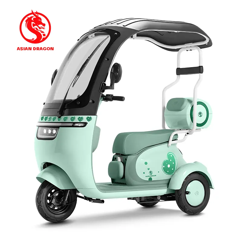 Wholesale ASIAN DRAGON Sky-Blue Canopy Tricycle: Cute Solo Commuter Suppliers, Factory