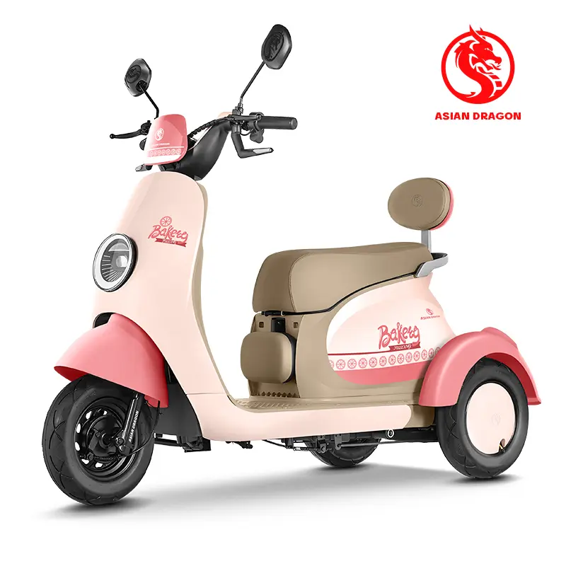 Wholesale ASIAN DRAGON Pink-Purple Baleta Electric Tricycle: Cute Casual Rider Manufacturer, Factory