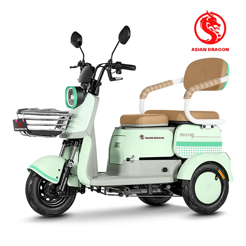 Wholesale ASIAN DRAGON Pink-Beige Electric Tricycle: Cute Family Rider Manufacturer, Factories