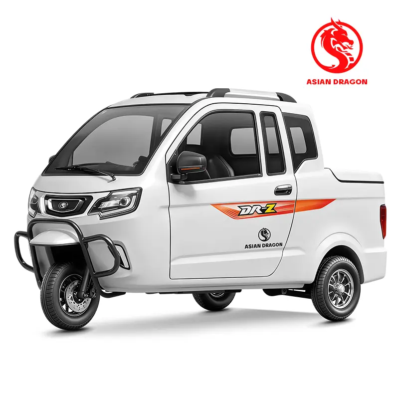 China ASIAN DRAGON Gray-Black Open Cargo E-Trike Supplier, Suppliers