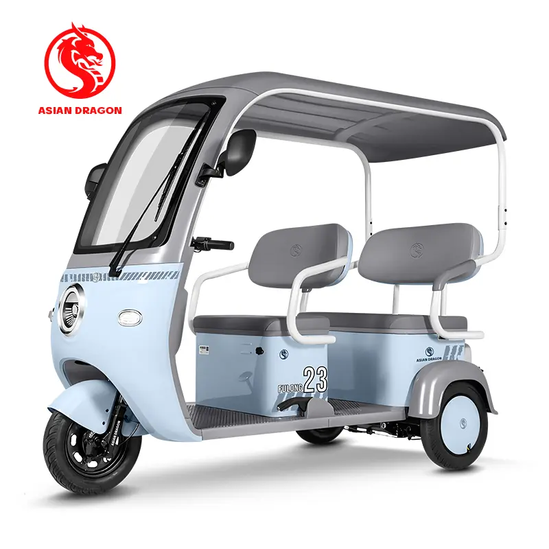 Wholesale ASIAN DRAGON Sage Green Canopy Tricycle: Family Commuter Supplier, Factories