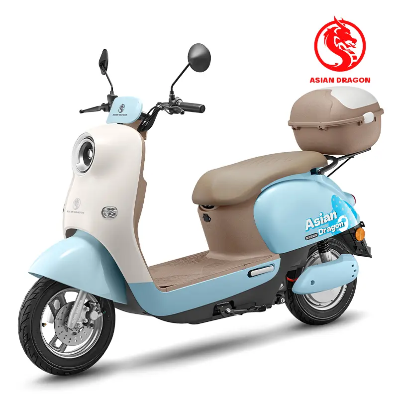 China ASIAN DRAGON Pink-White Electric Motorcycle: Cute Urban Commuter Manufacturers, Supplier