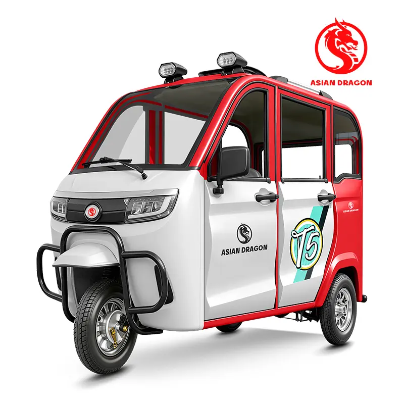 Wholesale ASIAN DRAGON Blue-White Passenger E-Trike Cab Manufacturers, Factories