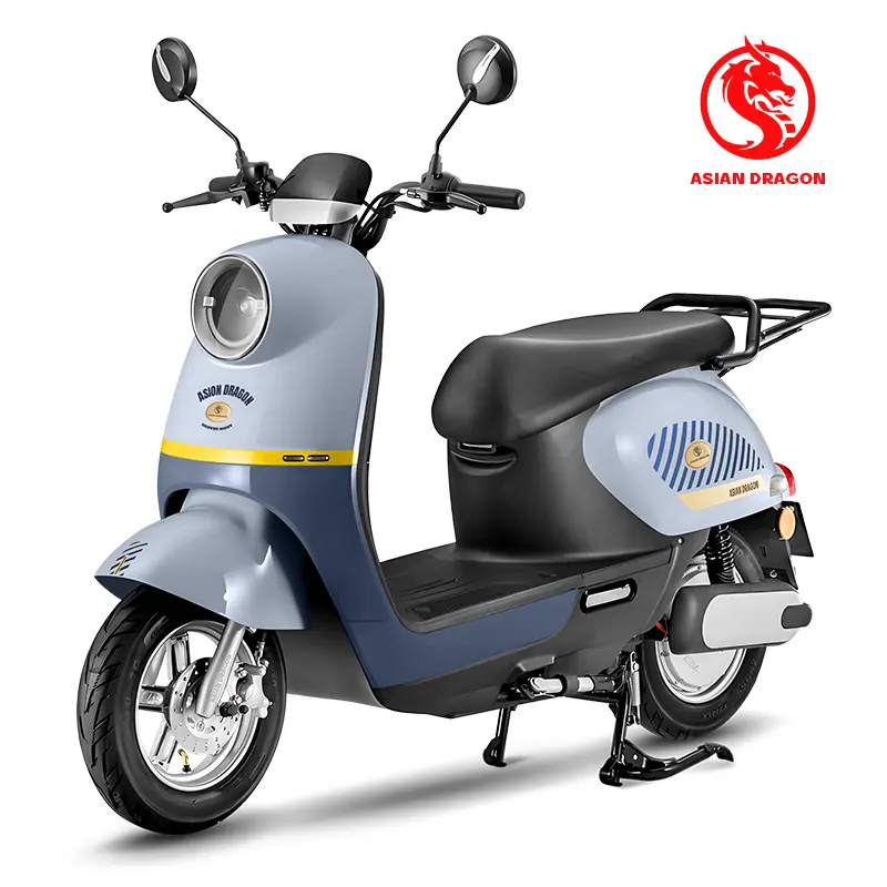 Wholesale ASIAN DRAGON Retro White-Green Electric Motorcycle: Classic Urban Rider Manufacturers, Manufacturer