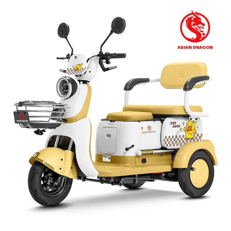 China ASIAN DRAGON Purple Psy Duck Electric Tricycle: Cute Family Rider Manufacturer, Factory