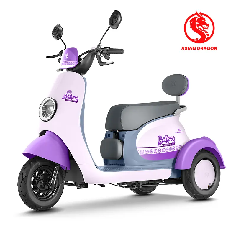 Wholesale ASIAN DRAGON Pink-Purple Baleta Electric Tricycle: Cute Casual Rider Manufacturer, Factory