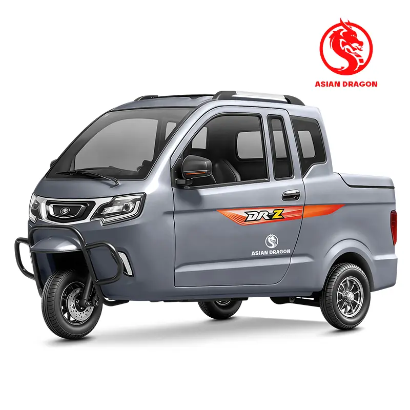 China ASIAN DRAGON Gray-Black Open Cargo E-Trike Supplier, Suppliers