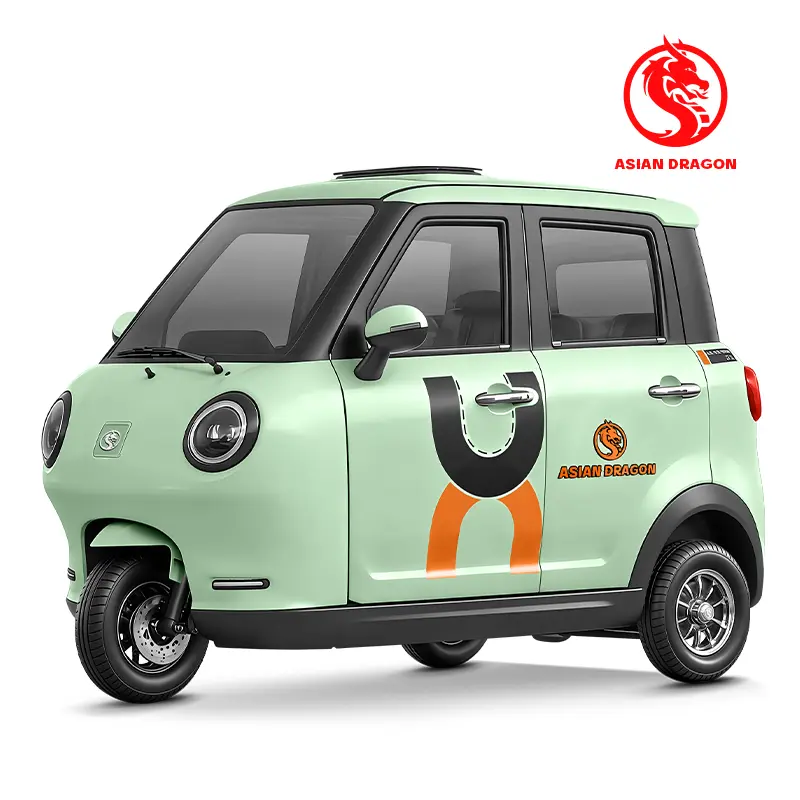 China ASIAN DRAGON White Minimalist Passenger E-Trike Manufacturers, Supplier