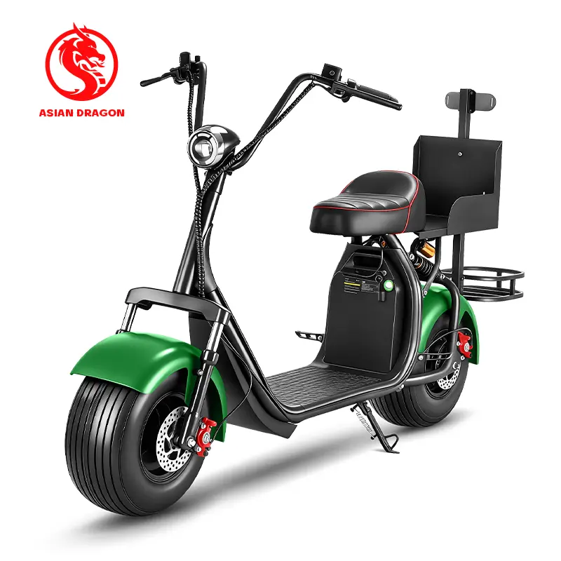 China ASIAN DRAGON Green-Black Harley E-Scooter Supplier, Suppliers