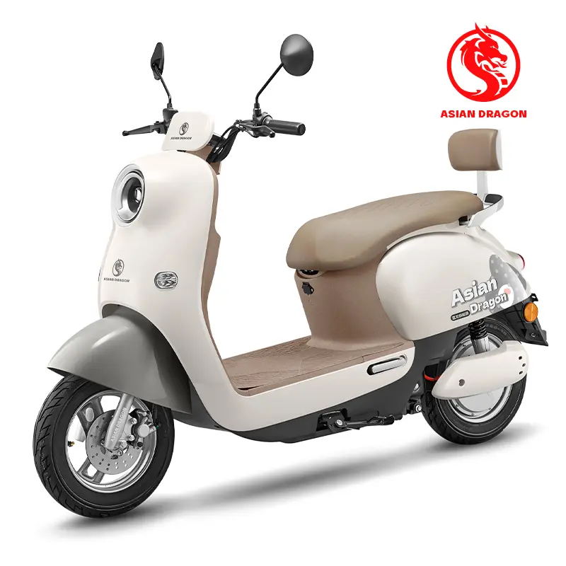 China ASIAN DRAGON Pink-White Electric Motorcycle: Cute Urban Commuter Manufacturers, Supplier