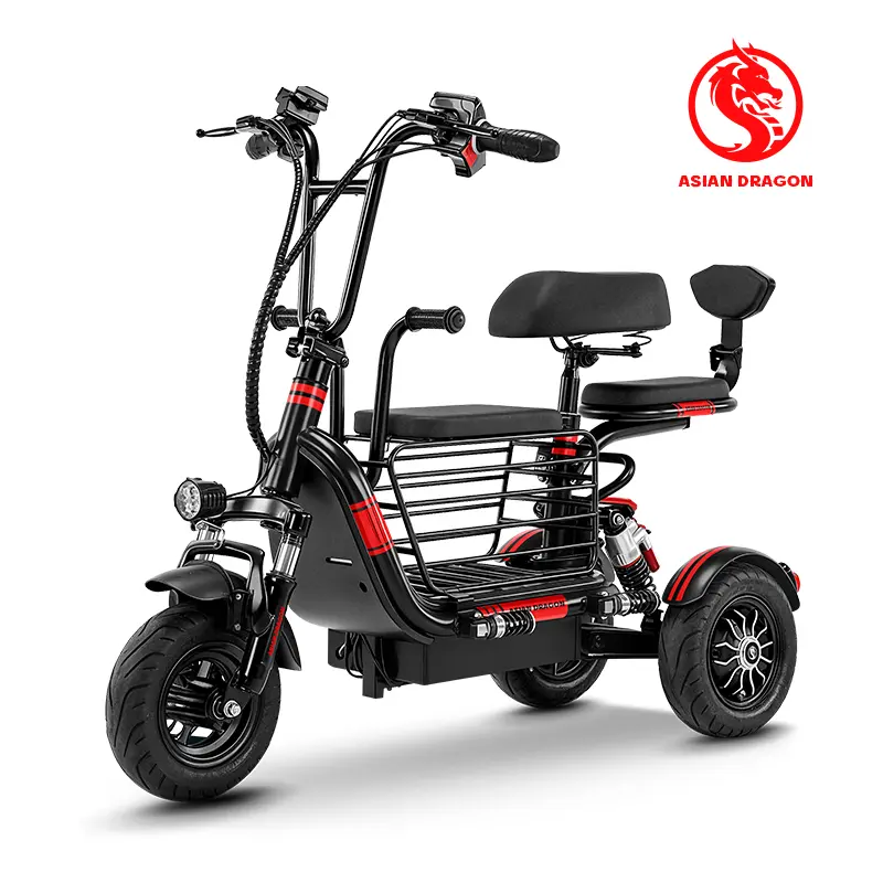 China Suppliers Factory 3-Wheel Electric Trike with 800W Motor and 70km Range for Daily Commuting