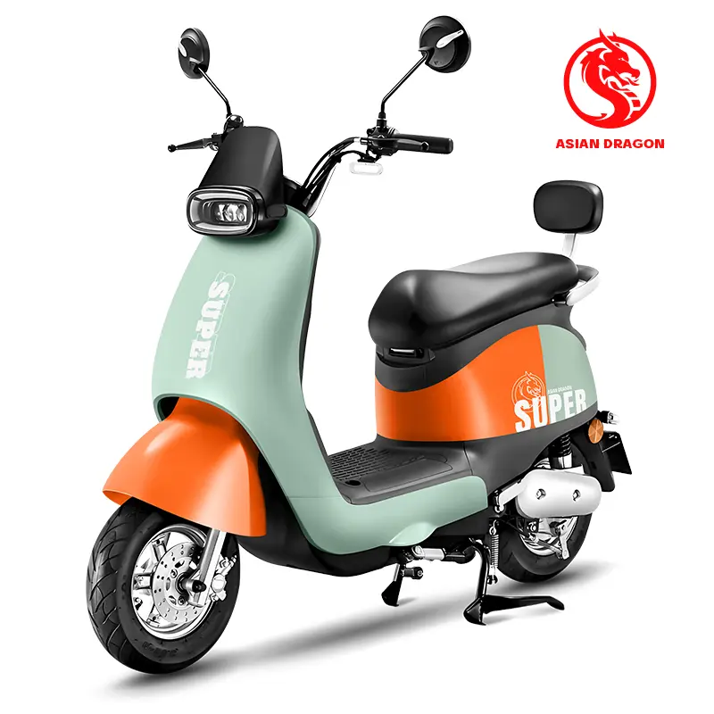 China ASIAN DRAGON Mint-Orange Electric Motorcycle: Vibrant Urban Rider Manufacturers, Supplier