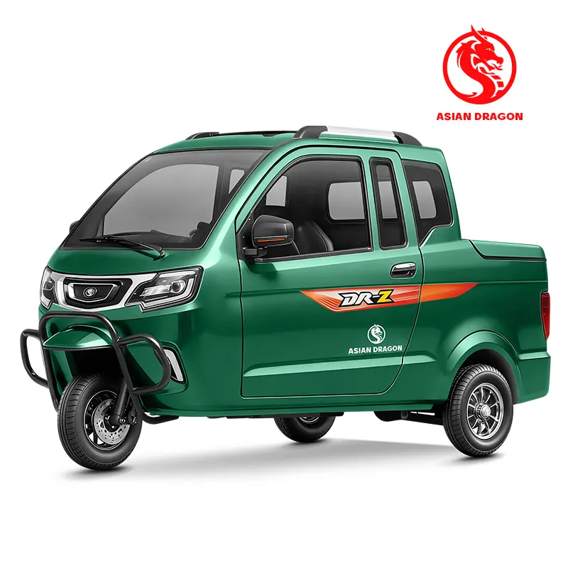 China ASIAN DRAGON Gray-Black Open Cargo E-Trike Supplier, Suppliers