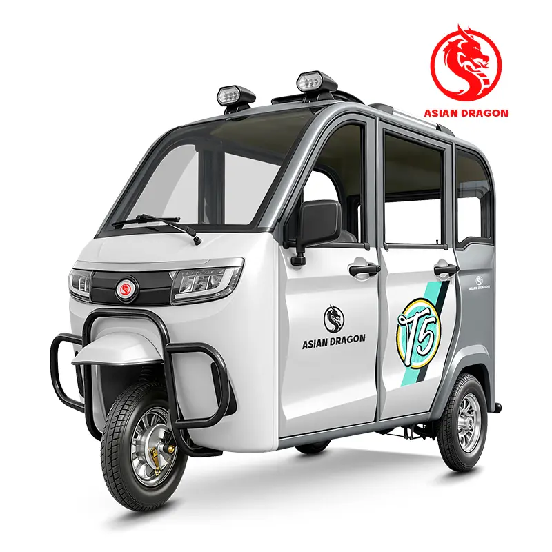 Wholesale ASIAN DRAGON Blue-White Passenger E-Trike Cab Manufacturers, Factories