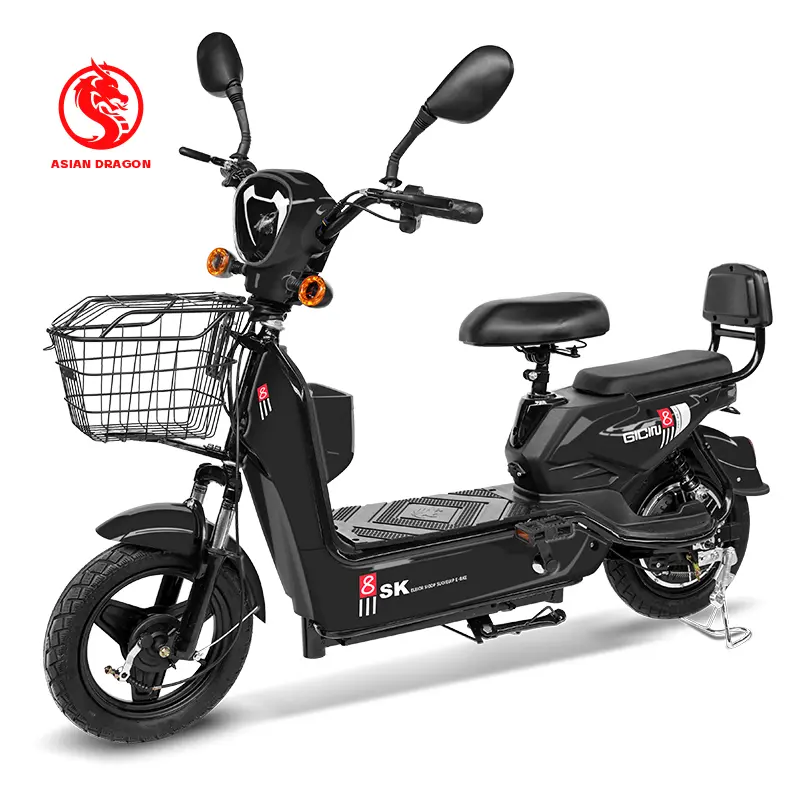Wholesale Electric Bicycle Scooter Moped 350W 48V12Ah With Double Rearview Mirrors Supplier, Factories