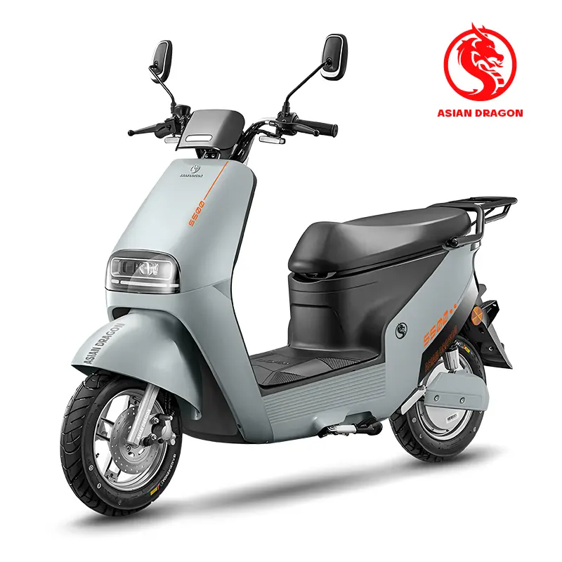 Wholesale ASIAN DRAGON Light Gray Electric Motorcycle: Sleek Urban Rider Manufacturer, Factories