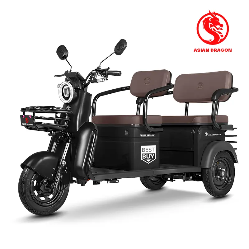 China ASIAN DRAGON Mint-Green Electric Tricycle: Family Commuter Manufacturer, Factories