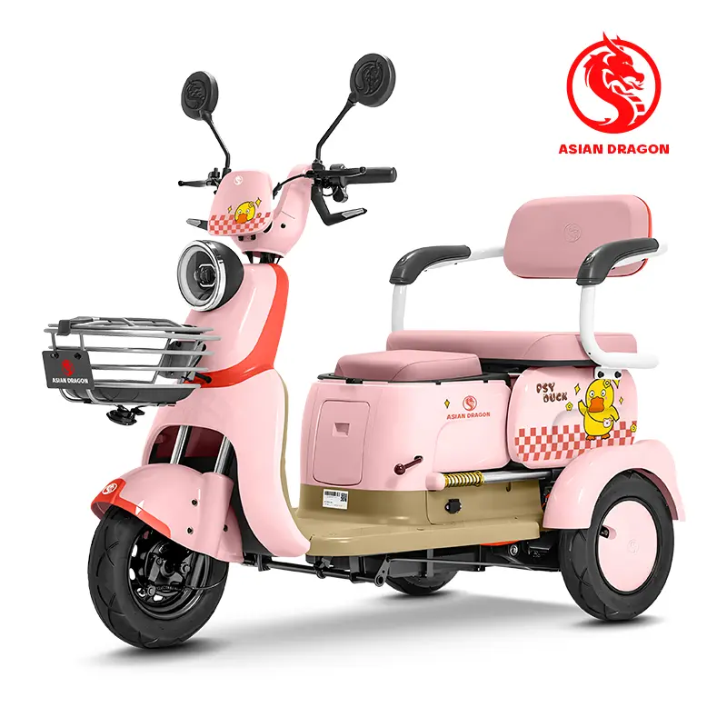 China ASIAN DRAGON Purple Psy Duck Electric Tricycle: Cute Family Rider Manufacturer, Factory