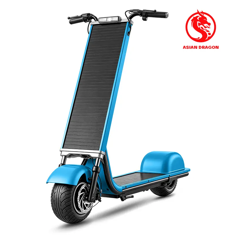 Wholesale ASIAN DRAGON Blue Solar Electric Scooter Supplier, Suppliers