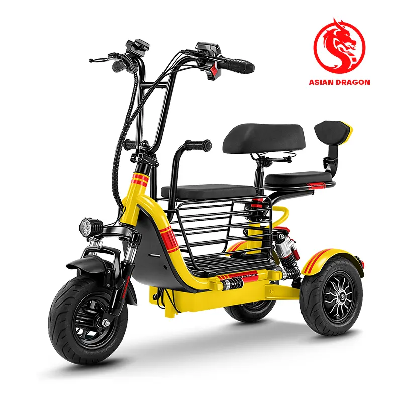 China Suppliers Factory 3-Wheel Electric Trike with 800W Motor and 70km Range for Daily Commuting