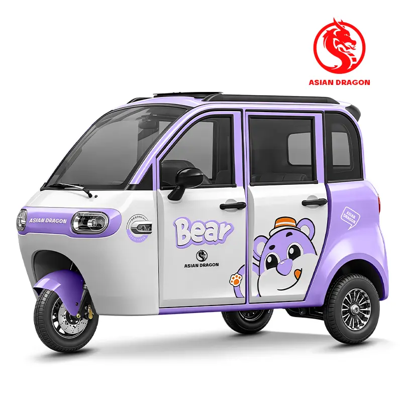 Wholesale ASIAN DRAGON Pink-White Bear Cartoon E-Trike Suppliers, Factory