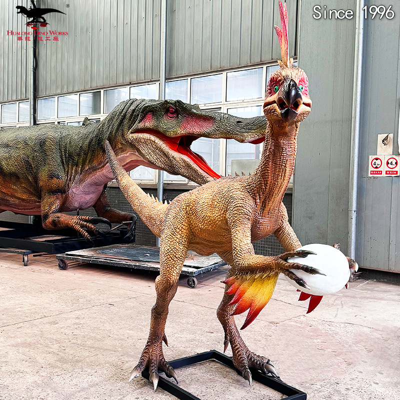 Museum quality dinosaur exhibit