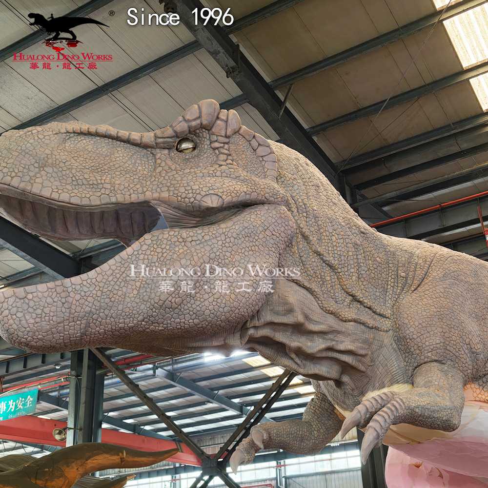 Dinosaur Animatronic Head Installation