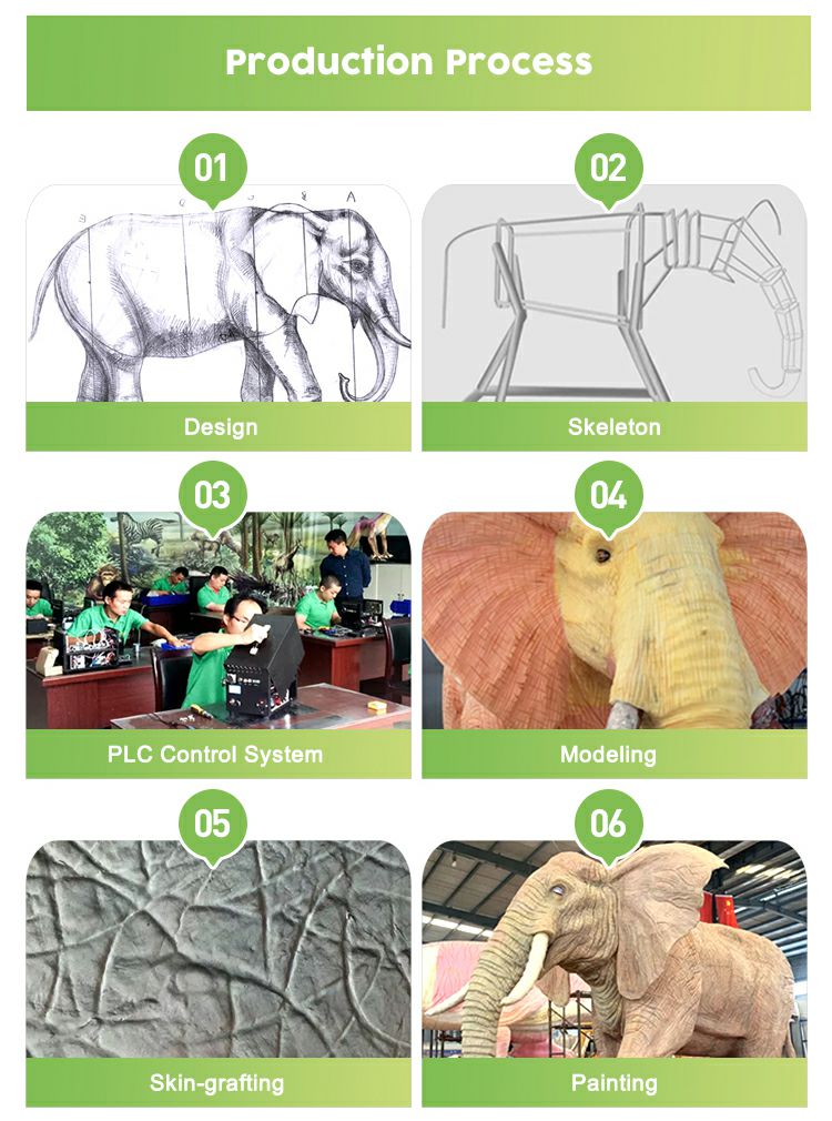Prehistoric Mammoth Attraction Installation