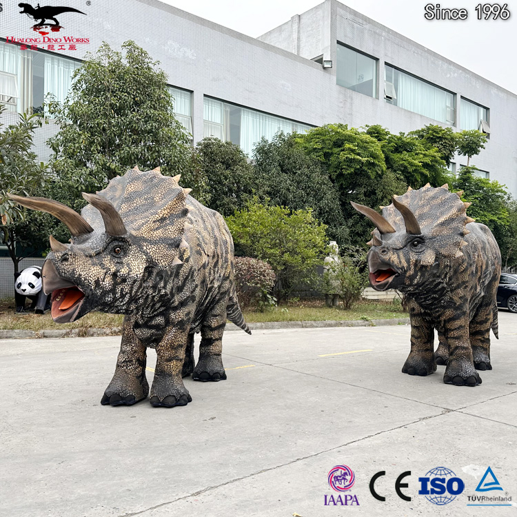 Buy Triceratops Costume with Moving Jaw & Leg Movement - Animatronic Dinosaur Suit for Adults, Fully Walkable for Theme Parks and Events Manufacturers, Factory