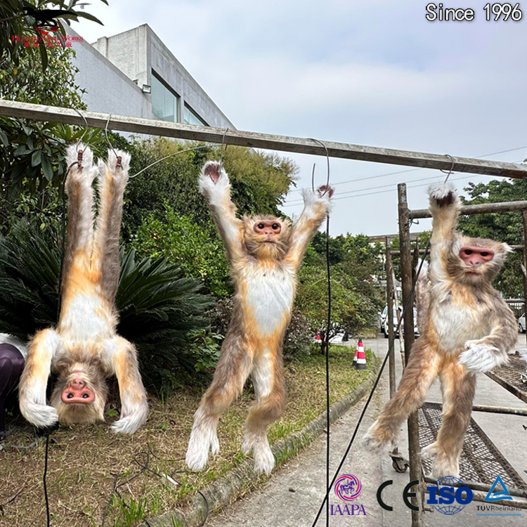 High-Quality Animatronic Monkey with Blinking Eyes & Realistic Sounds - Waterproof Animatronic animal Simulation Animal Model for Zoo, Jungle Park, Mall Display Manufacturers, Suppliers