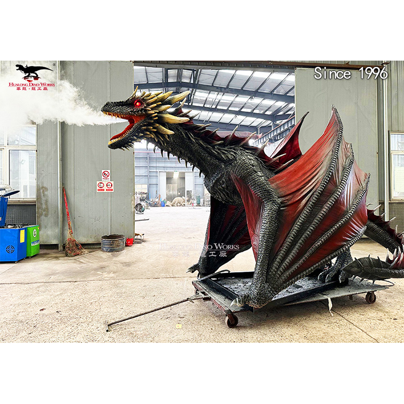 High-Quality Life Size Custom Electric Simulation Dinosaur Flying Dragon Models Diorama for Outdoor Park & Indoor with CE Certificate Supplier, Factory