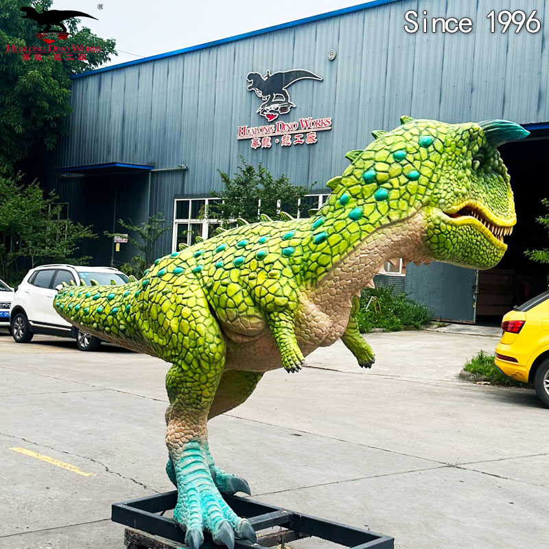 Buy Robot Dinosaur Animatronic Animals for Sale Custom Carnotaurus Model High-Quality Foam Weatherproof Theme Park Outdoor Exhibit with CE Certificate Manufacturers, Factory