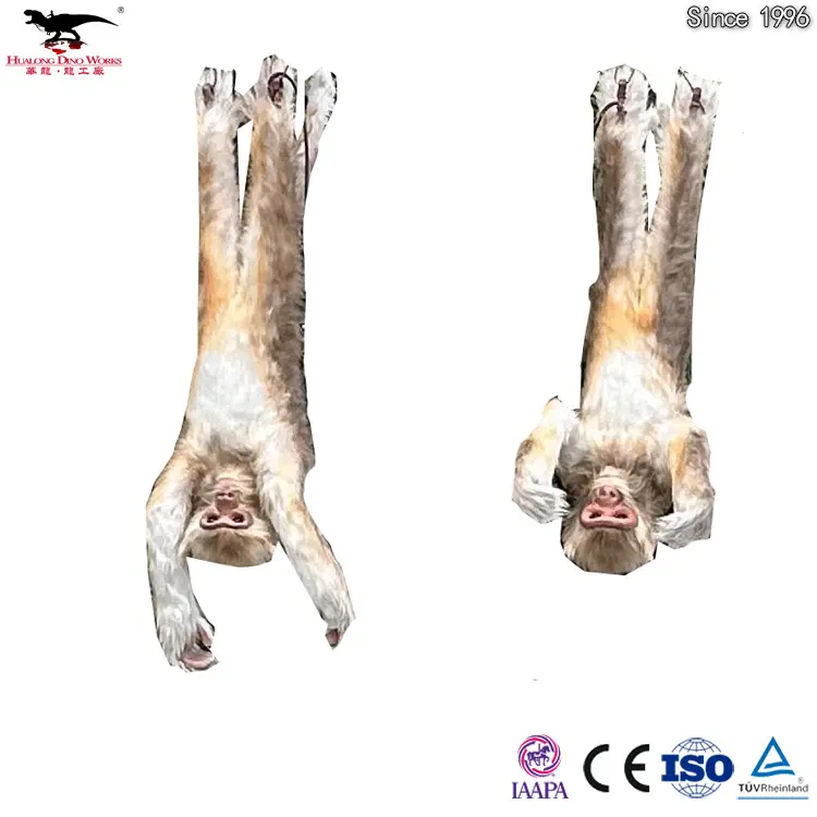 Waterproof animatronic monkey with blinking eyes