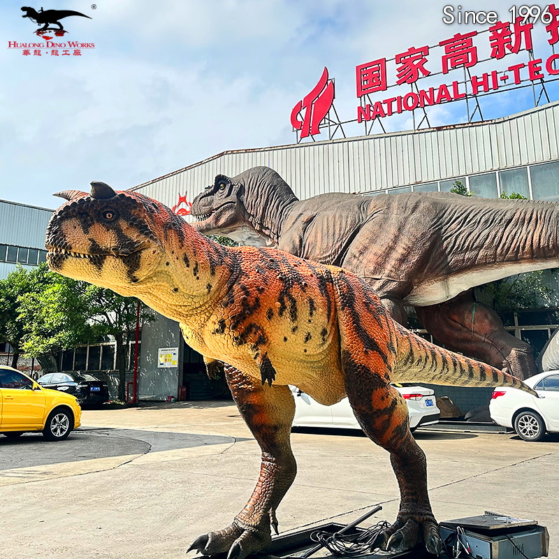Buy Animatronic Dinosaur Exhibit Servo Motor Driven Carnotaurus Dinosaur Model - for Theme Park, Museum, Shopping Window Display and Decoration - Custom Animatronic Dinosaur Factory, Factories