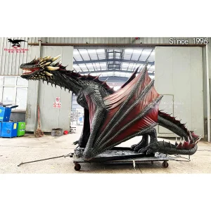 High-Quality Life Size Custom Electric Simulation Dinosaur Flying Dragon Models
