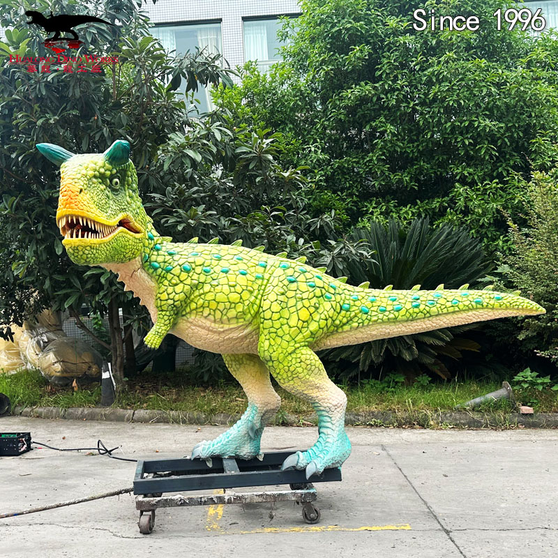Buy Robot Dinosaur Animatronic Animals for Sale Custom Carnotaurus Model High-Quality Foam Weatherproof Theme Park Outdoor Exhibit with CE Certificate Manufacturers, Factory