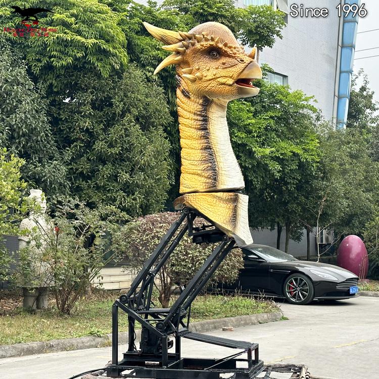 Buy Animatronic Dinosaur Head Display Hualong Technology for Theme Park Museum Interactive Exhibit Supplier, Factories