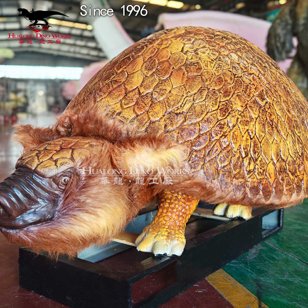 Animatronic Glyptodon Model Display