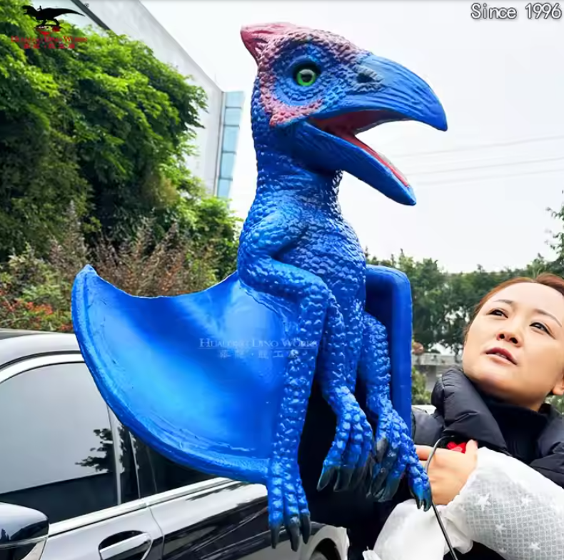 High-Quality Wholesale Dinosaur Hand Puppets - Realistic Animatronic Design with Movable Jaw & Roaring Sound, Perfect for Kids Educational Play/Themed Shows (OEM Available) Manufacturers, Suppliers